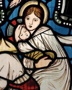 De vlucht naar Egypte door Edward Burne Jones