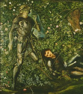 De ridders en de Briar Rose door Edward Burne Jones