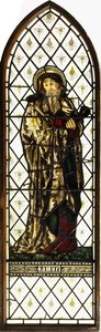 De Profeet Samuel, door Morris & Co, 1868 door Edward Burne Jones