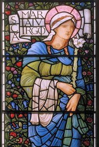 De Maagd Maria, Oostraam door Edward Burne Jones