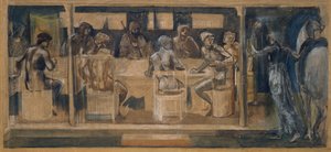 Onbekend schilderij door Edward Burne Jones