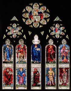 Westelijk raam door Edward Coley Burne Jones