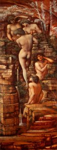 Bosnimfen, 1881-85 door Edward Burne Jones