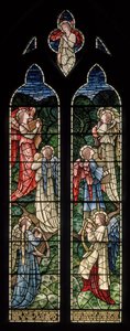 Wilden, All Saints, Morris & Co., Edward Burne-Jones, John Henry Dearle, Engelen van het paradijs, Angel Musicians, Louisa, Alfred, The Baldwins, Premier, Methodist, Worcestershire
