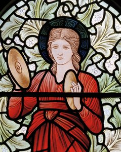 Miriam (detail) door Edward Coley and Dearle Burne Jones
