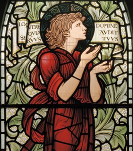 Samuel (detail) door Edward Coley and Dearle Burne Jones