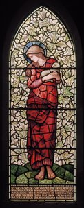 Sint Agnes door Edward Coley and Dearle Burne Jones