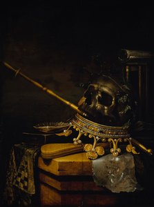 Vanitas Stilleven, 1661 door Edward Collier