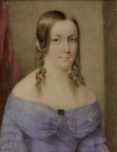Portret van een Dame, 1842 door Edward Dalton Marchant