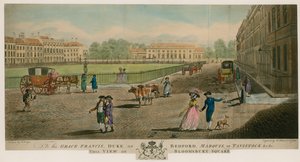 Bloomsbury Square, Londen door Edward Dayes