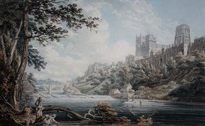 Kathedraal van Durham door Edward Dayes