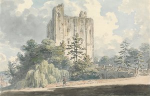 Hedingham Kasteel, Essex door Edward Dayes