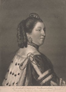 Elizabeth, gravin van Northumberland door Edward Fisher