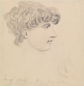 9 januari 1804, Miss Ann Lukie (?) door Edward Francis Burney