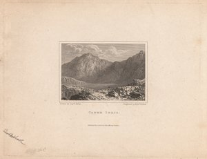 Cader Idris door Edward Francis Finden