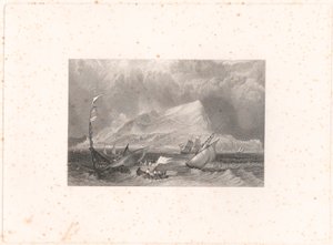 Gibraltar door Edward Francis Finden