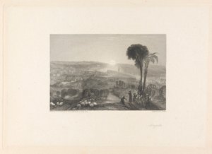 Nazareth door Edward Francis Finden