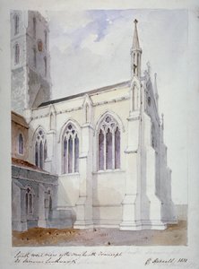 Southwark Cathedral, Londen, 1831 door Edward Hassell