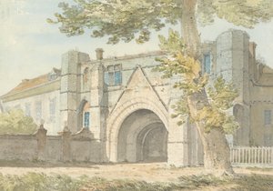 Reading Abbey Gateway door Edward Hawke Locker