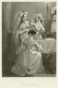 Schoonheid en kleding door Edward Henry Corbould