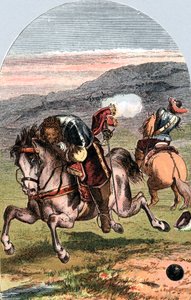 Dood van Henri, Burggraaf de Turenne, Franse soldaat, 1675 ca. 1870 door Edward Henry Corbould