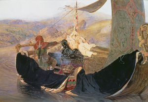 Elaine door Edward Henry Corbould