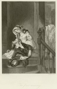 De Eerste Ontmoeting door Edward Henry Corbould