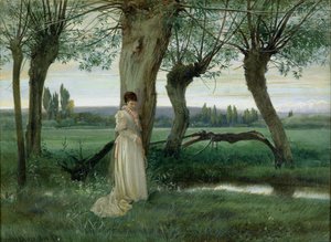 Bij de Beek, 1874 door Edward Henry Fahey
