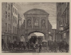 Temple Bar door Edward Henry Fahey