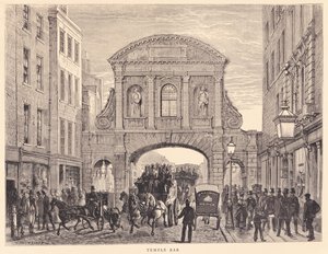 Temple Bar in Fleet Street, c.1870