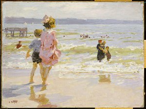 Aan de kust door Edward Henry Potthast