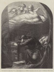 Verloren Lenore, De Raaf, door E A Poe door Edward Henry Wehnert