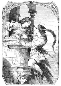 Rapunzel door Edward Henry Wehnert