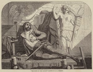 De dood van Jean Goujon door Edward Henry Wehnert