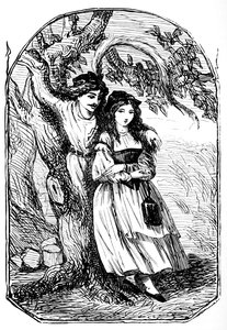 De oude vrouw in het bos, 1901