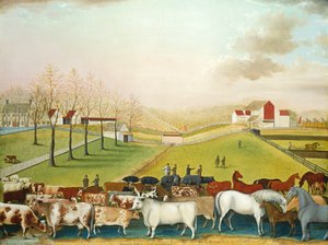 De Cornell-boerderij door Edward Hicks