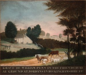 Het Graf van William Penn door Edward Hicks