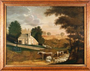 Het Graf van William Penn, 1848