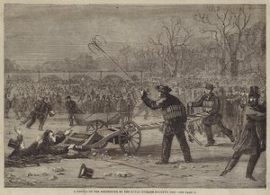 Een redding op de Serpentine door de mannen van de Koninklijke Humane Society door Edward Hull