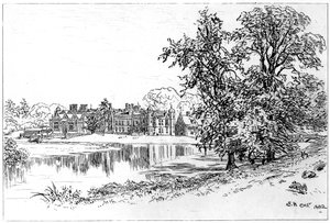 Charlecote Park, Warwickshire, 1885 door Edward Hull