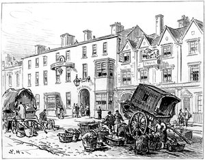 Het Rode Huis Hotel, Stratford-upon-Avon, Warwickshire, 1885 door Edward Hull