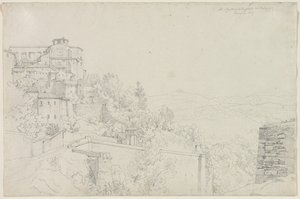 Sint Agostino van Bulagajo, Perugia San Agostino dalla parte del Bulagajo, Perugia, 1829