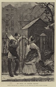 Een Idylle van Golden Square door Edward John Gregory