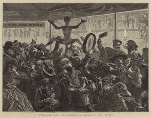 Rome, het Trompettenfeest ter Ere van de Befana door Edward John Gregory