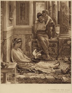 Een Hoek van de Villa door Edward John Poynter