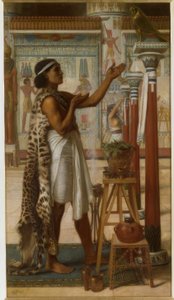 Aanbidding van Ra door Edward John Poynter