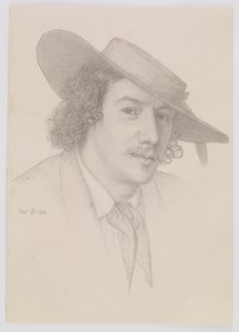 Portret van Whistler door Edward John Poynter