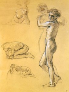 Studie voor Idle Fears (III), 1893