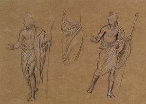 Studie van herders, c.1875 door Edward John Poynter