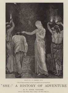 Zij, een geschiedenis van avontuur door Edward Killingworth Johnson